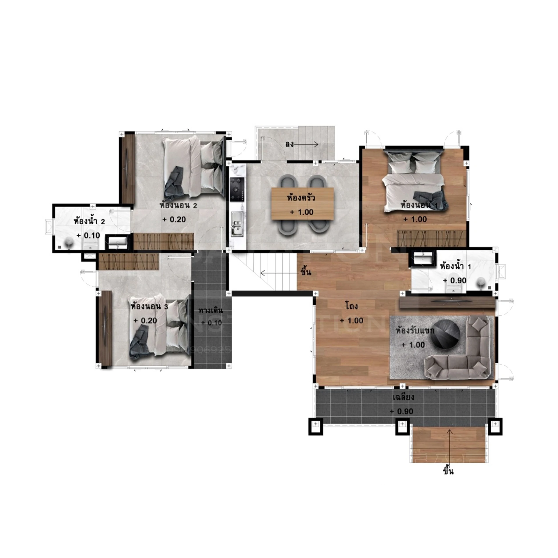 ModernThai04-แปลนชั้น1